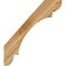 Ekena Millwork 6"W x 30"D x 34"H Olympic Rough Sawn Knee Brace, Western Red Cedar BRC06X30X34OLY00RWR - alternate 2